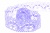 Тесьма кружевная 0621-2063, шир. 40 мм/уп. 20+/-1 м, цвет 107-фиолет - купить в Иркутске. Цена: 933.93 руб.