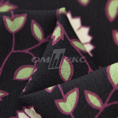 Плательная ткань "Фламенко" 10.1, 80 гр/м2, шир.150 см, принт растительный - купить в Иркутске. Цена 243.96 руб.