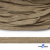 Шнур плетеный d-8 мм плоский, 70% хлопок 30% полиэстер, уп.85+/-1 м, цв.1022-бежевый - купить в Иркутске. Цена: 735 руб.