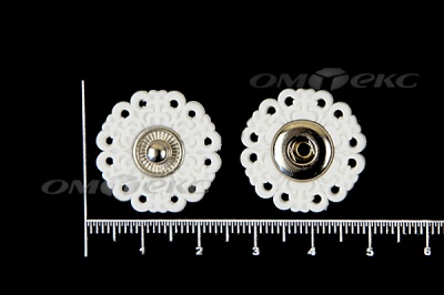 Кнопки пришивные №6 S20мм пластиковые белые - купить в Иркутске. Цена: 9.88 руб.