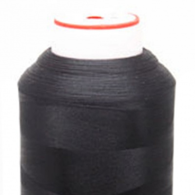 Нитки текстурированные некручёные, намот. 5 000 м, цвет чёрный - купить в Иркутске. Цена: 70.43 руб.