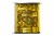Пайетки "ОмТекс" на нитях, SILVER SHINING, 6 мм F / упак.91+/-1м, цв. 48 - золото - купить в Иркутске. Цена: 356.19 руб.