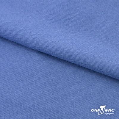 Трикотажное полотно Джерси Понте-де-Рома, 95% / 5%, 150 см, 290гм2, цв. серо-голубой, м - купить в Иркутске. Цена 297 руб.