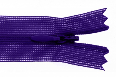 Молния потайная Т3 866, 20 см, капрон, цвет фиолетовый - купить в Иркутске. Цена: 5.27 руб.