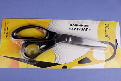 Ножницы ЗИГ-ЗАГ "MAXWELL" 230 мм - купить в Иркутске. Цена: 1 041.25 руб.