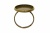 Заготовка для рукоделия металлическая фигурная для кольца 15мм - купить в Иркутске. Цена: 7.44 руб.