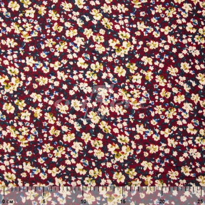 Плательная ткань "Софи" 5.1, 75 гр/м2, шир.150 см, принт растительный - купить в Иркутске. Цена 243.96 руб.