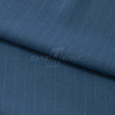 Костюмная ткань "Жаклин", 188 гр/м2, шир. 150 см, цвет серо-голубой - купить в Иркутске. Цена 430.84 руб.