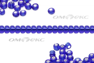 Бисер (SL) 11/0 ( упак.100 гр) цв.28 - синий - купить в Иркутске. Цена: 53.34 руб.