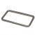 Рамка металлическая прямоугольная, 40 х 15 мм- тём.никель - купить в Иркутске. Цена: 4.60 руб.