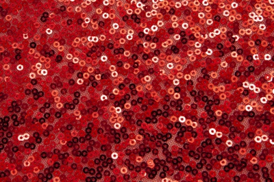 Сетка с пайетками №18, 188 гр/м2, шир.130см, цвет красный - купить в Иркутске. Цена 371 руб.