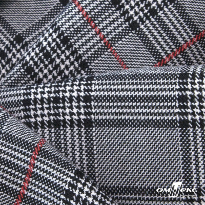 Ткань костюмная "Клер" 80% P, 16% R, 4% S, 200 г/м2, шир.150 см,#10 цв-серый/красный - купить в Иркутске. Цена 412.02 руб.