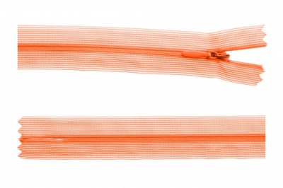 Молния потайная Т3 849, 20 см, капрон, цвет оранжевый - купить в Иркутске. Цена: 5.12 руб.