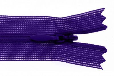 Молния потайная Т3 866, 50 см, капрон, цвет фиолетовый - купить в Иркутске. Цена: 8.62 руб.