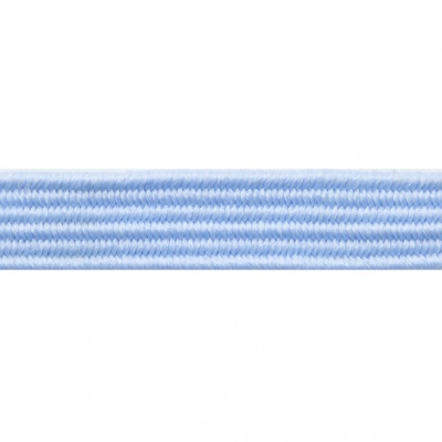 Резиновые нити с текстильным покрытием, шир. 6 мм ( упак.30 м/уп), цв.- 108-голубой - купить в Иркутске. Цена: 155.22 руб.