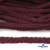 Шнур плетеный d-6 мм круглый, 70% хлопок 30% полиэстер, уп.90+/-1 м, цв.1070-бордовый - купить в Иркутске. Цена: 594 руб.
